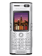 Best available price of Sony Ericsson K600 in Niger